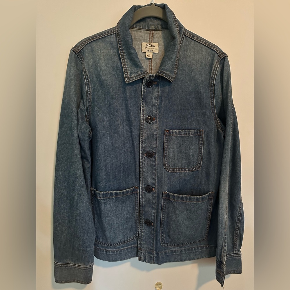 J. Crew Denim Chore Coat